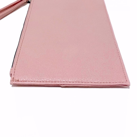 Juicy Couture Taffy Crowns Fit Pink Gold Logo Wristlet Wallet NWT - Picture 4 of 8